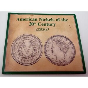American Nickels of the 20th Century Coin Set Liberty Buffalo Silver Jefferson
